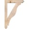 Ekena Millwork Funston Arts and Crafts Smooth Bracket w/ Offset Brace, Douglas Fir, 5 1/2"W x 26"D x 38"H BKT0604X26X38FST03SDF - alternate 3